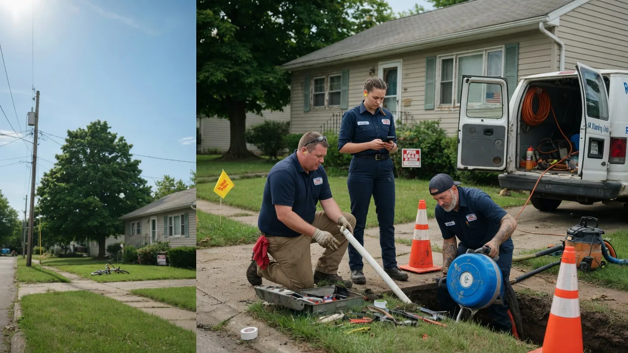 Sewer Line Repair in Farmersburg, IN near me